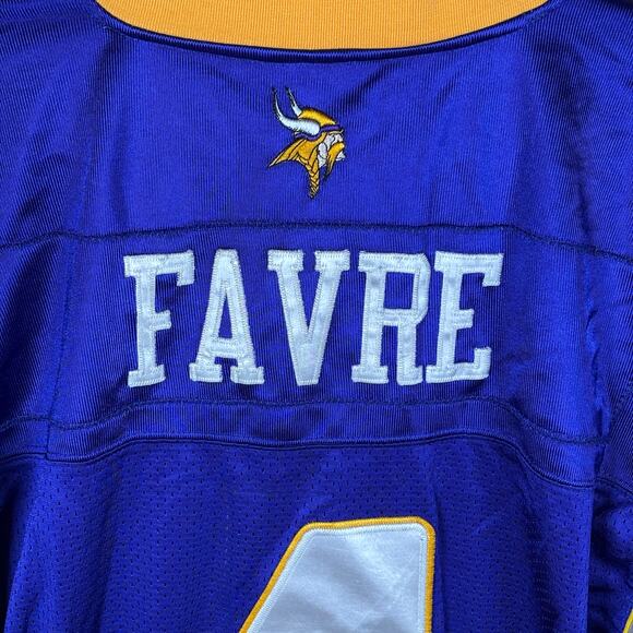 Favre Minnesota Vikings Jersey Reebok On Field Size 54 - Picture 3 of 6